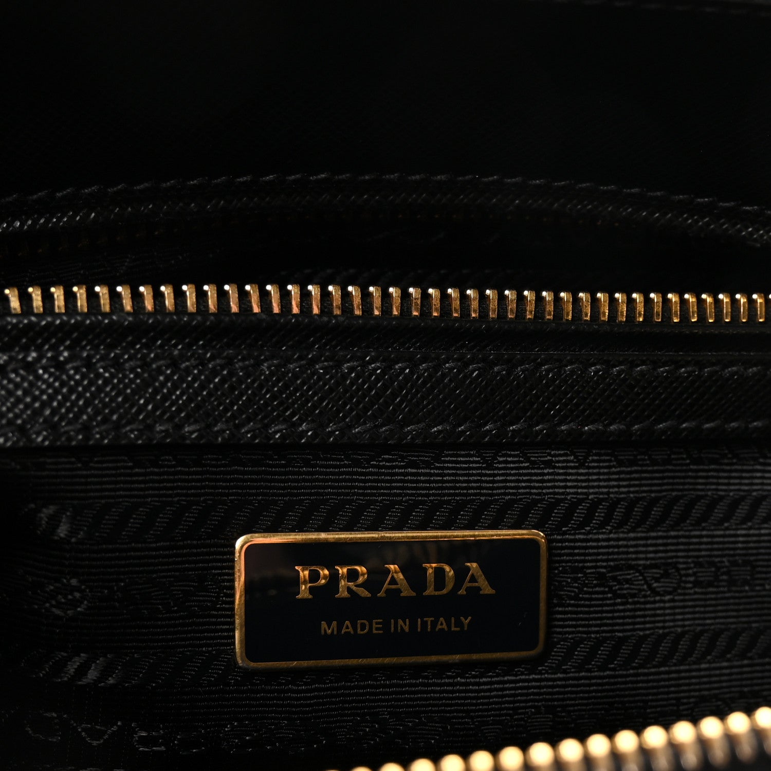 Prada Saffiano Small Galleria Double Zip Tote Black 6 of 9