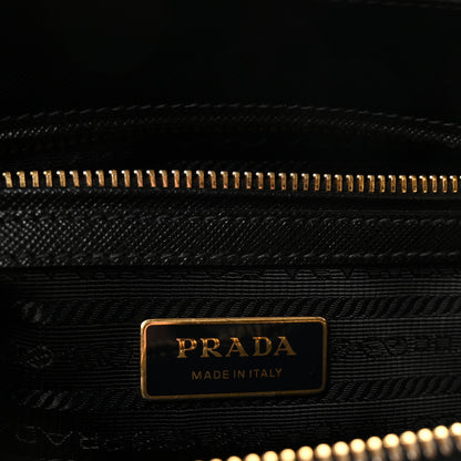 Prada Saffiano Small Galleria Double Zip Tote Black 6 of 9