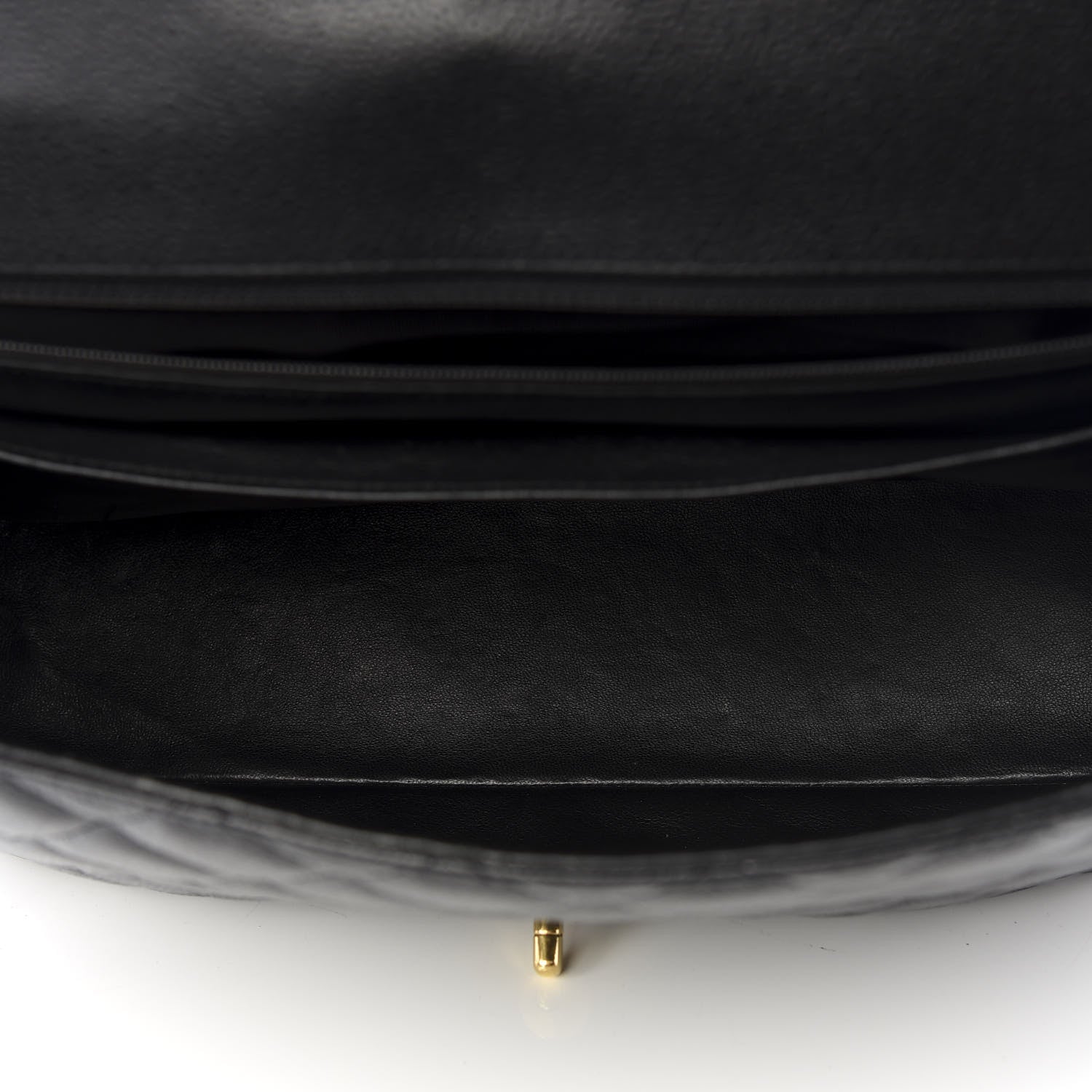 Chanel Caviar Quilted Jumbo Single Flap Black 4 of 8