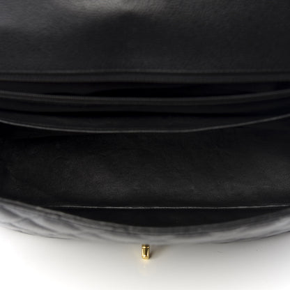 Chanel Caviar Quilted Jumbo Single Flap Black 4 of 8