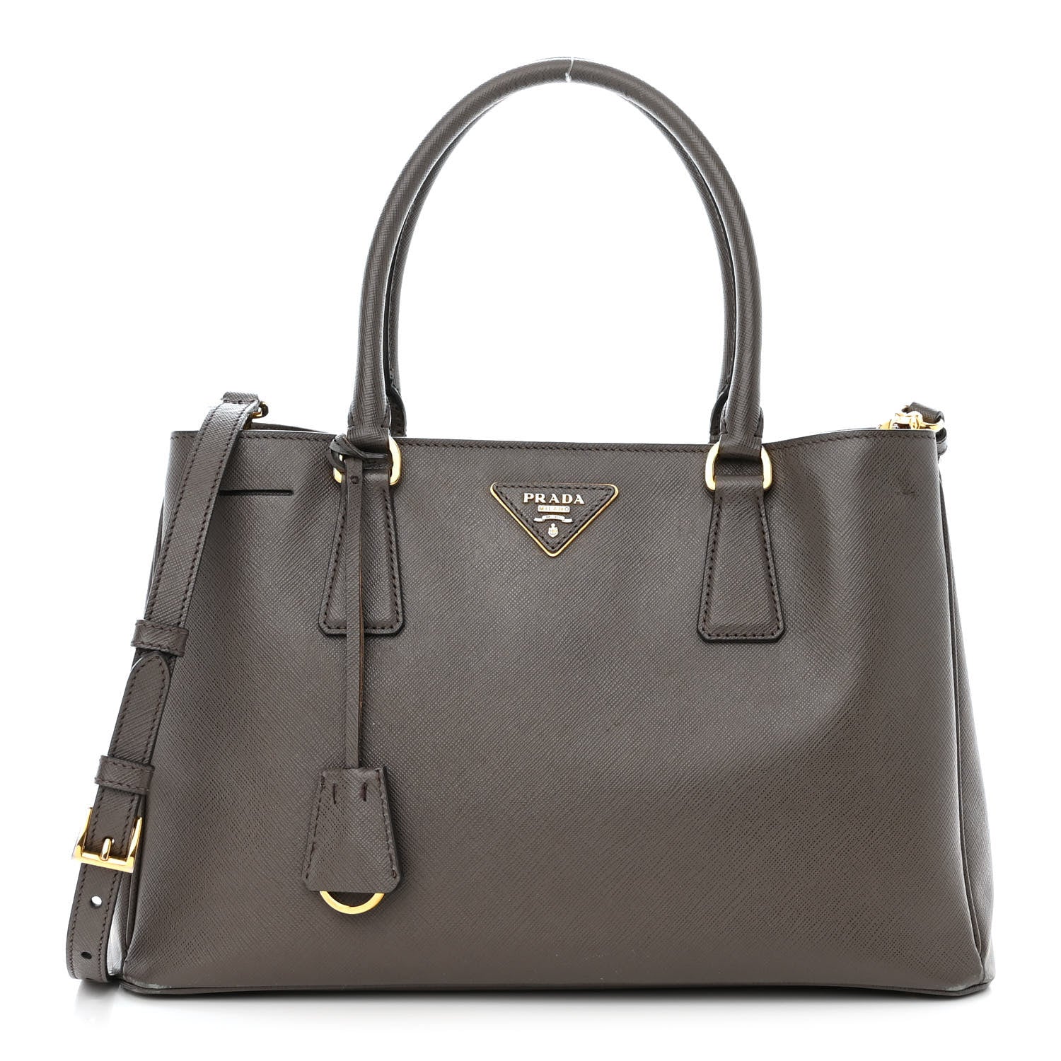 Prada Saffiano Medium Galleria Double Zip Tote Argilla 1 of 23