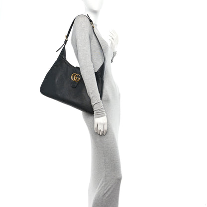Gucci Goatskin Medium Aphrodite Shoulder Bag Black 2 of 10