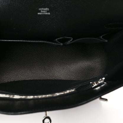 Hermes Taurillon Clemence Jypsiere 28 Black 5 of 11