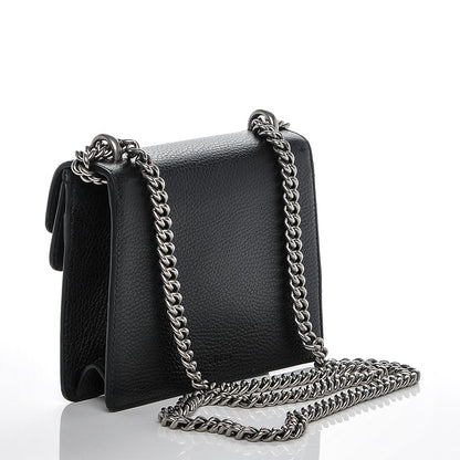 Gucci Calfskin Mini Dionysus Shoulder Bag Black 3 of 7