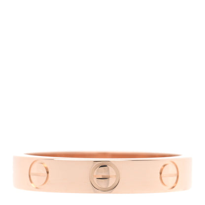 Cartier 18K Pink Gold 3.5mm LOVE Wedding Band Ring 52 6 3 of 4