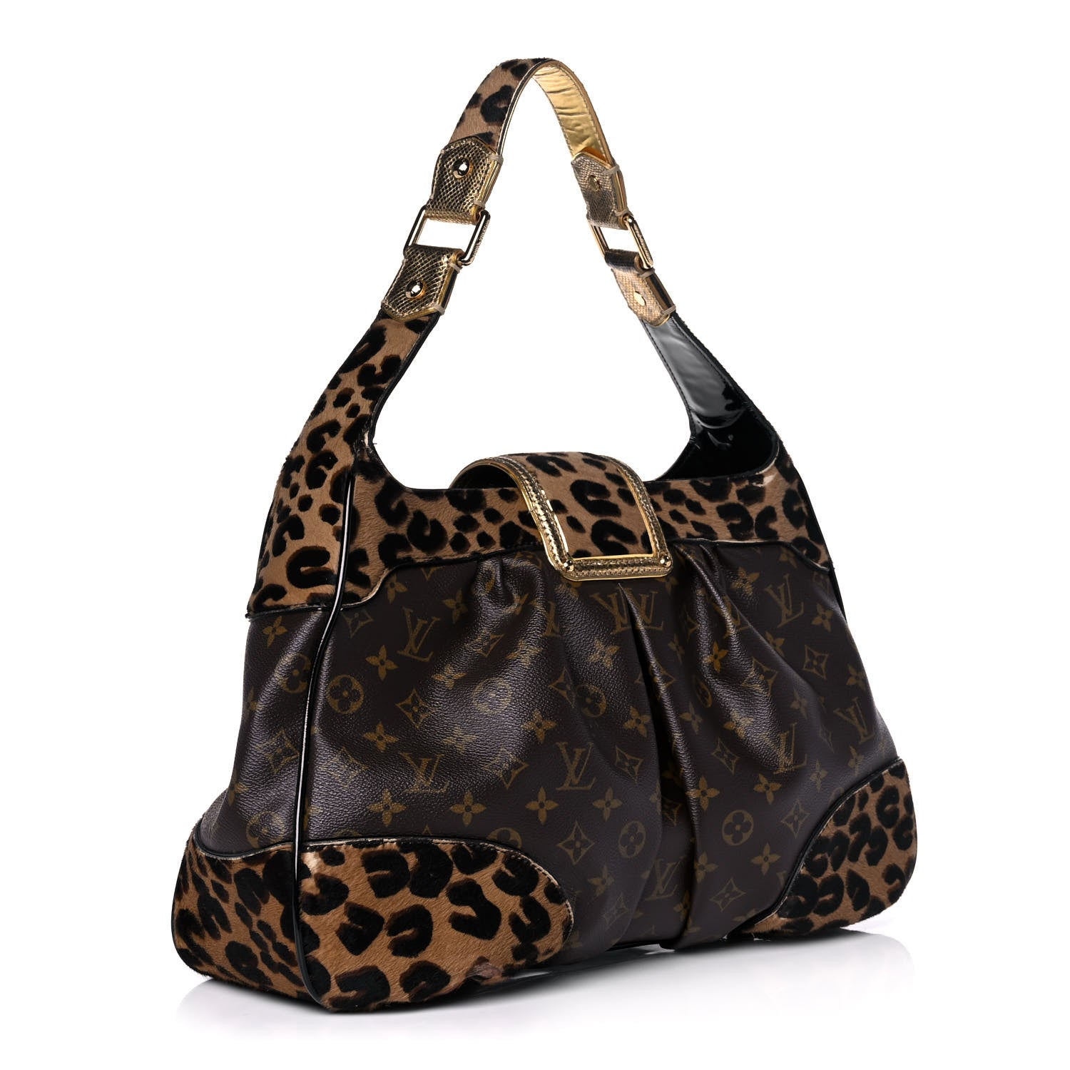Louis Vuitton Monogram Leopard Polly 3 of 11