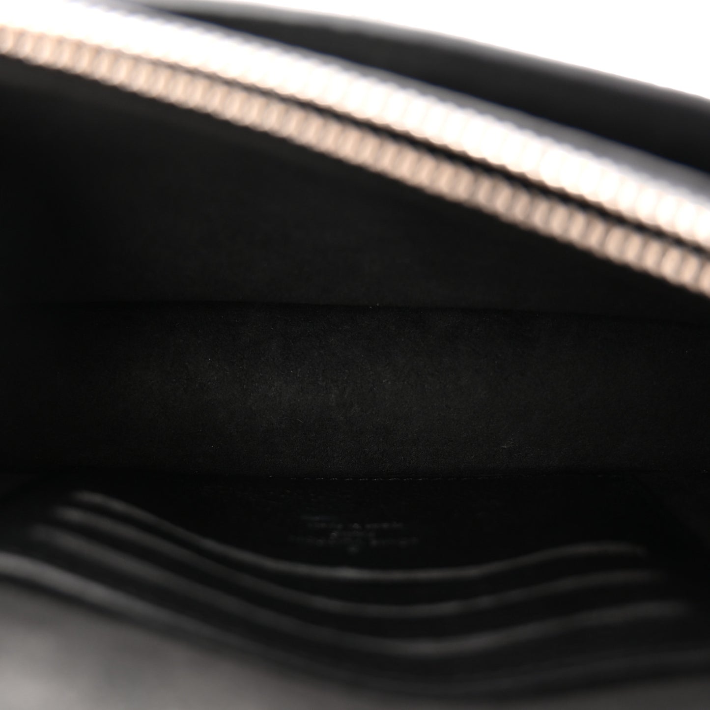 Soft Calfskin My Lockme Chain Pochette Black