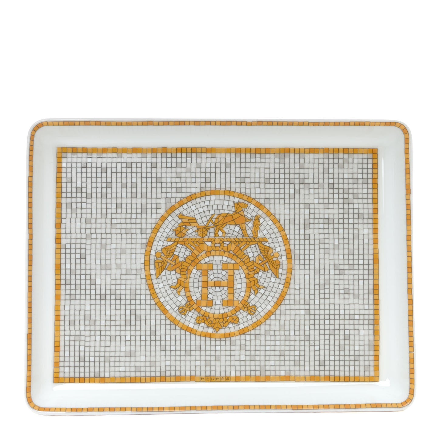 Porcelain Mosaique au 24 Gold Sushi Plate