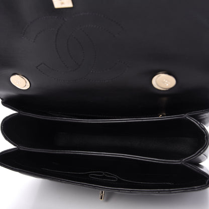 Chanel Lambskin Quilted Medium Trendy CC Flap Dual Handle Bag Black 5 of 10