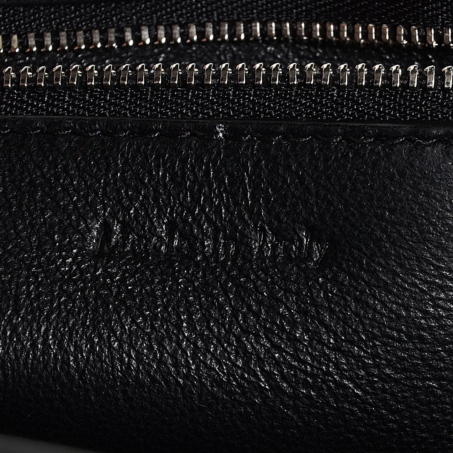 Grained Calfskin Small Edge Shoulder Bag Black