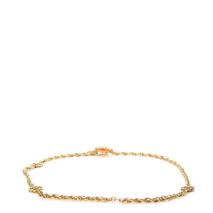 Chanel Metal Chain CC Clover Belt Gold 3 of 7