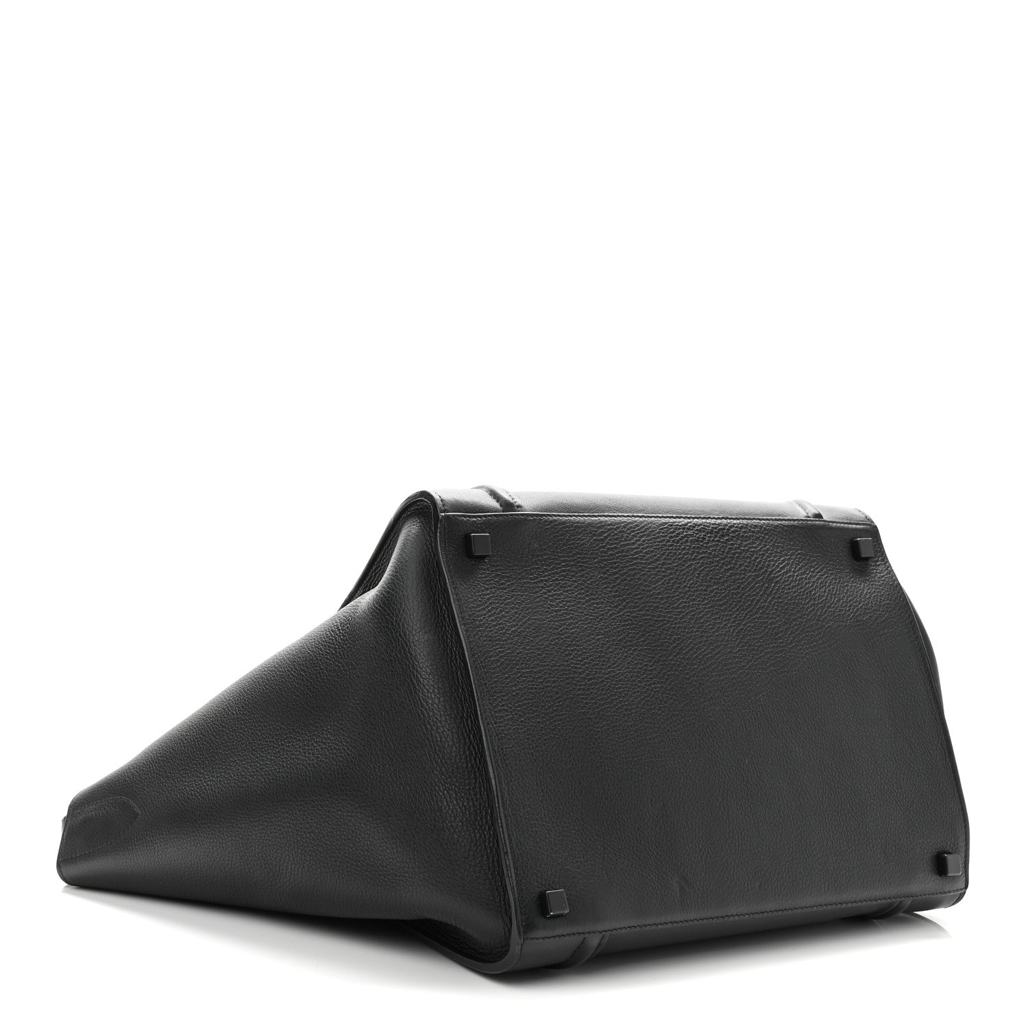 Celine Grained Calfskin Medium Phantom Luggage Black 4 of 11