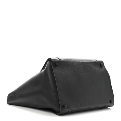 Celine Grained Calfskin Medium Phantom Luggage Black 4 of 11
