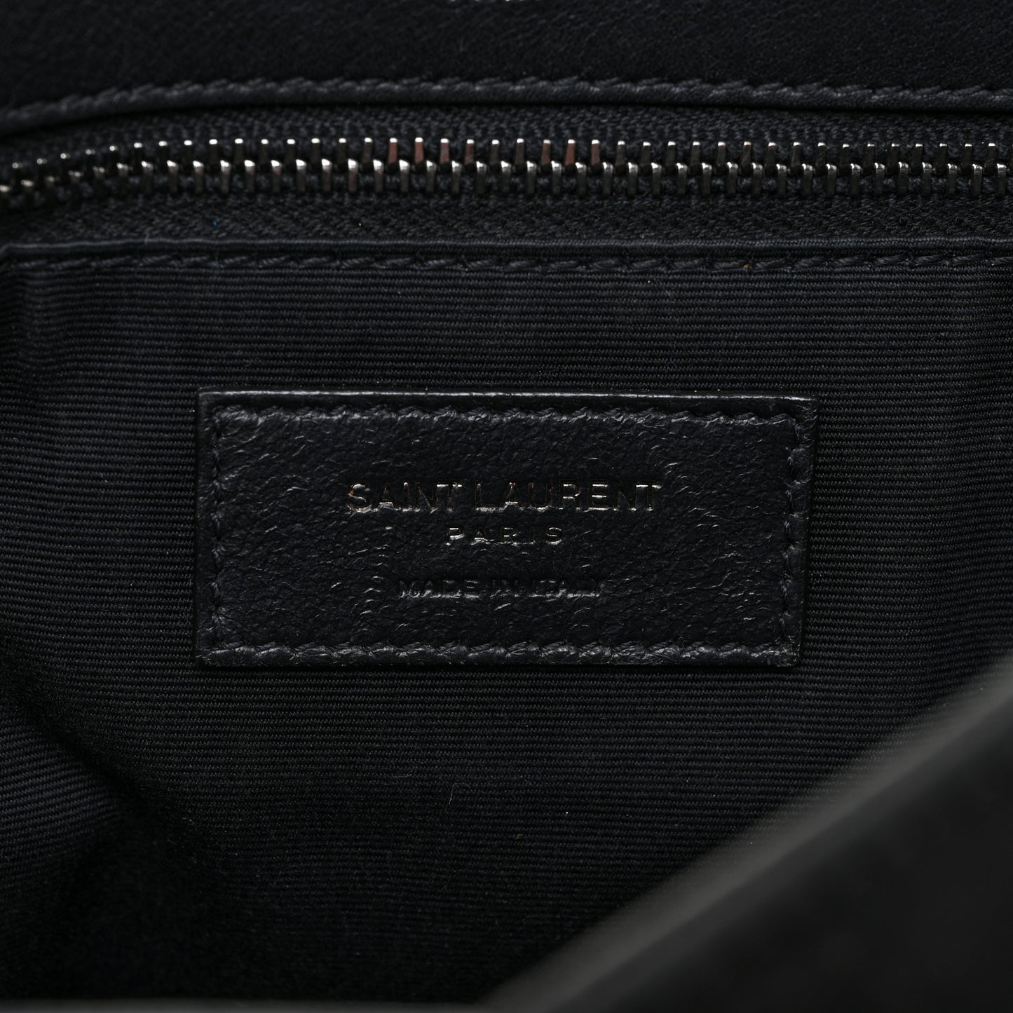 Suede Monogram Medium Niki Chain Satchel Black