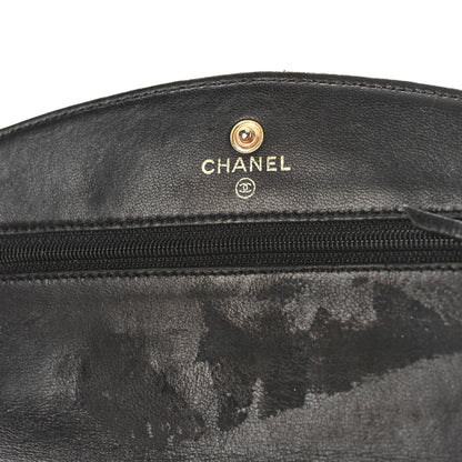 Chanel Caviar Timeless CC Wallet on Chain WOC Black 6 of 12