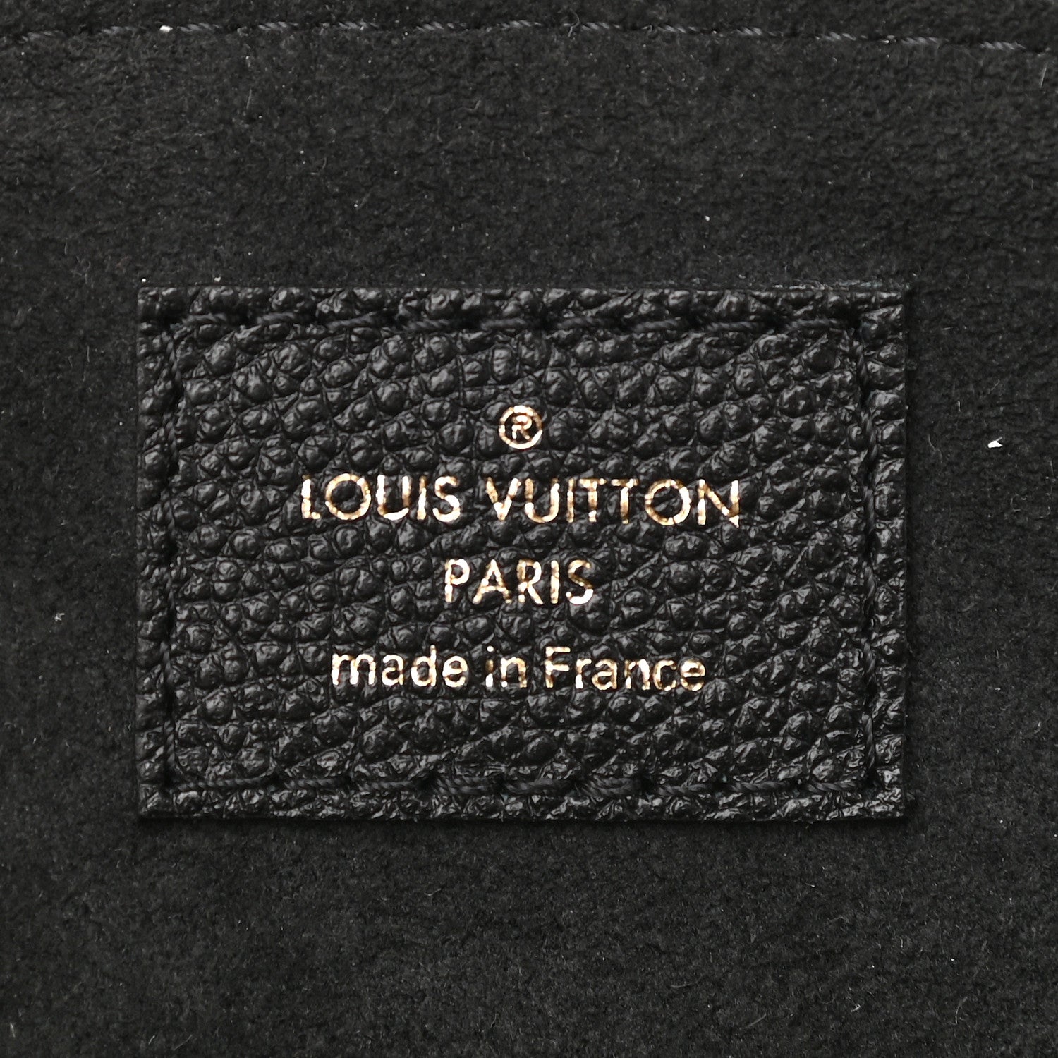 Louis Vuitton Empreinte Monogram Giant Petit Palais Black Beige 6 of 9