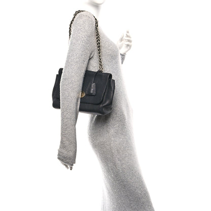 Mulberry Small Classic Grain Calfskin Medium Lily Black 2 of 10