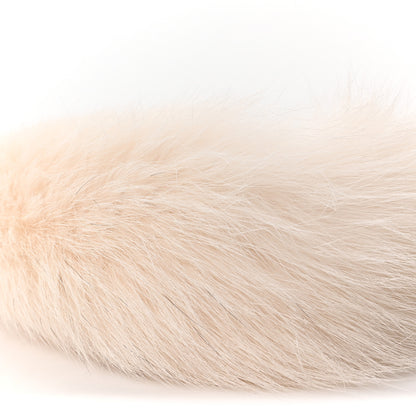 Fendi Fox Fur Vitello Fendi O'Lock Swing Camelia 10 of 10