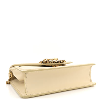 Dolce & Gabbana Smooth Calfskin Small Devotion Envelope Top Handle Bag Light Beige 4 of 11