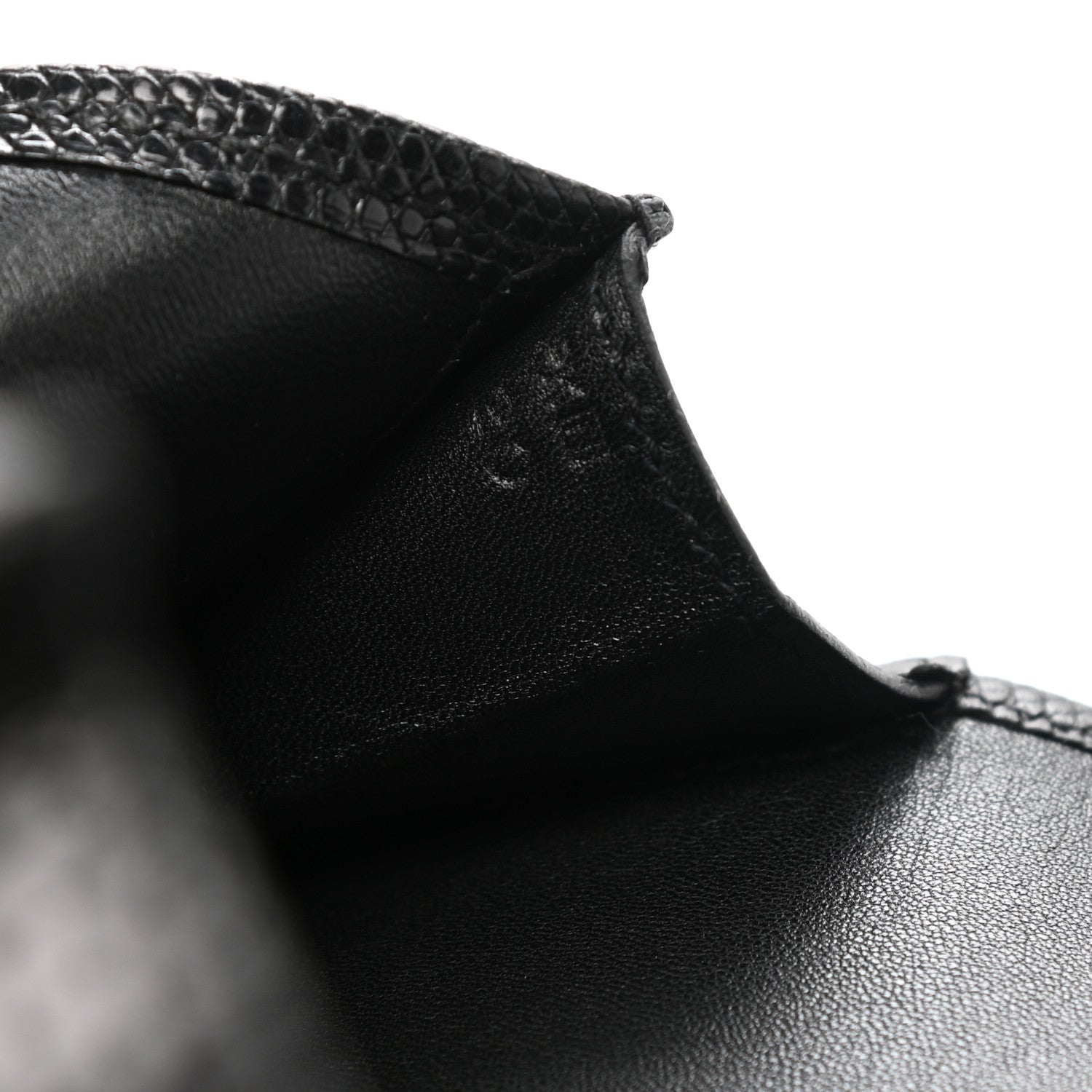 Hermes Satin Lizard Jige Elan 29 Black 7 of 7