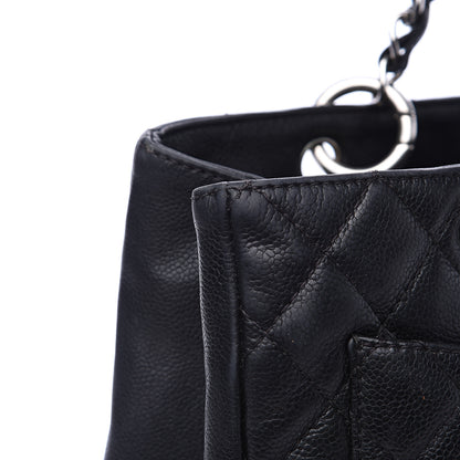 Chanel Caviar Quilted Grand Shopping Tote GST Black 12 of 16