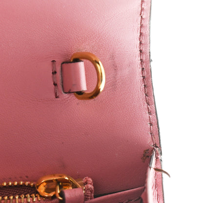 Gucci Guccissima Icon Chain Wallet Carmine Rose 10 of 11