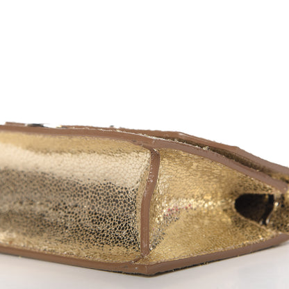 Jimmy Choo Lame Glitter Flap Champagne 7 of 10