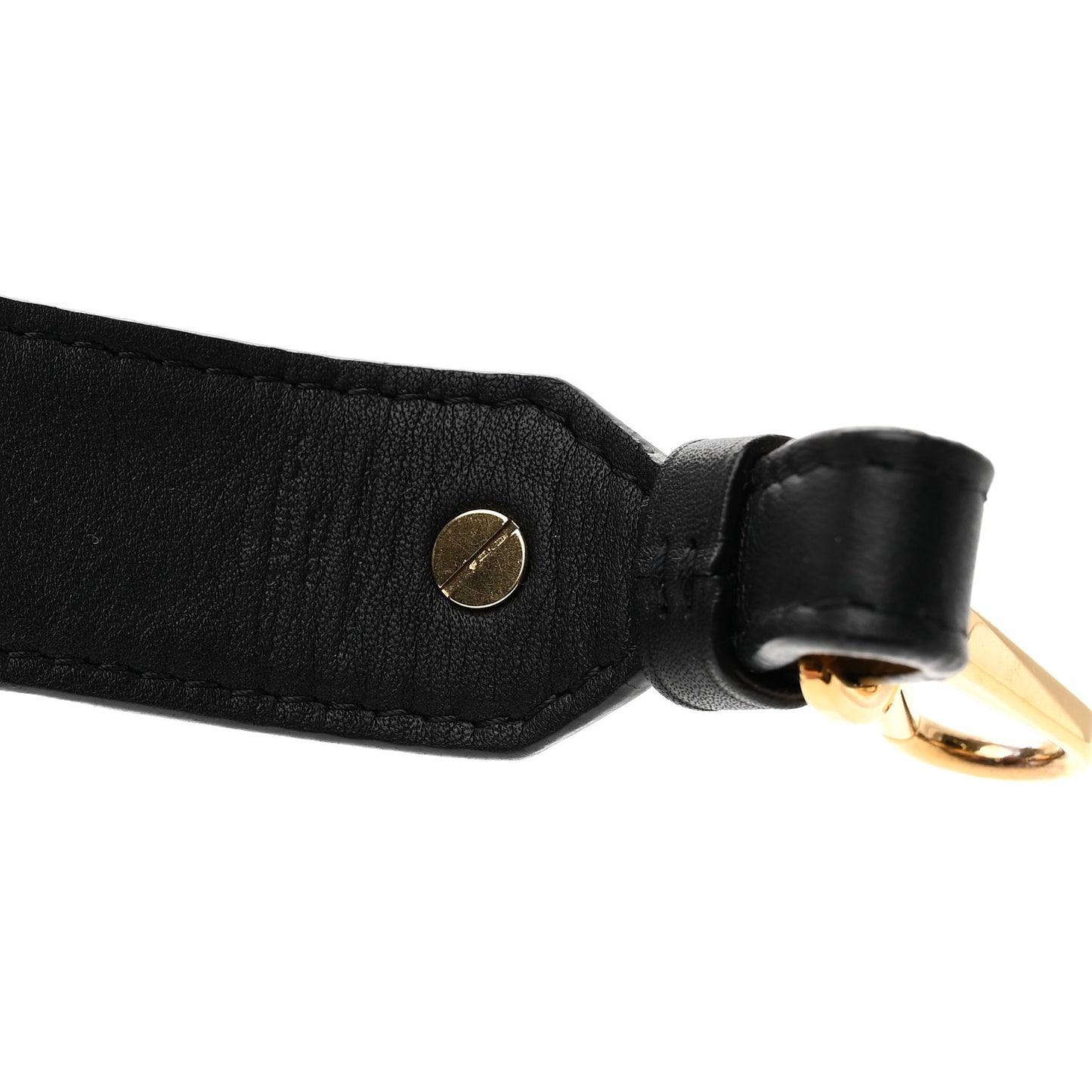 Reverse Monogram Bandouliere Shoulder Strap XL Black