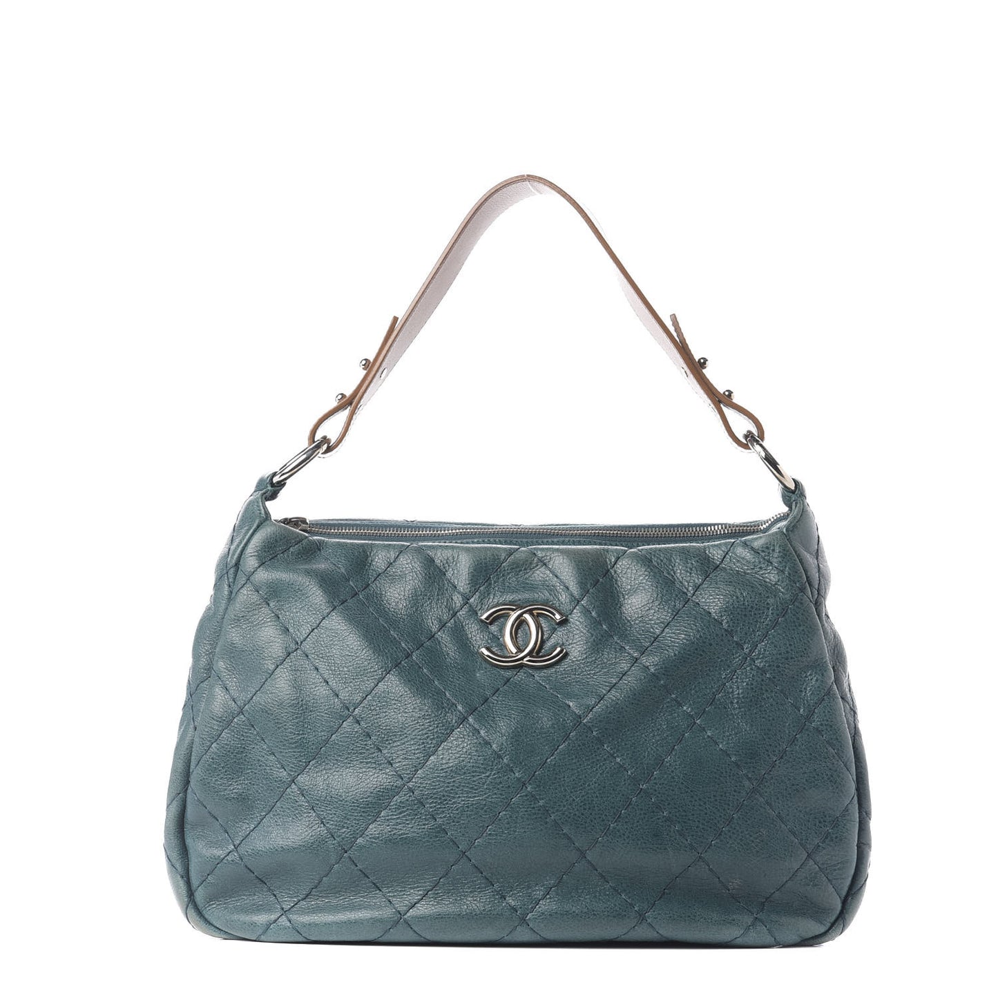 Glazed Calfskin On The Road Hobo Blue