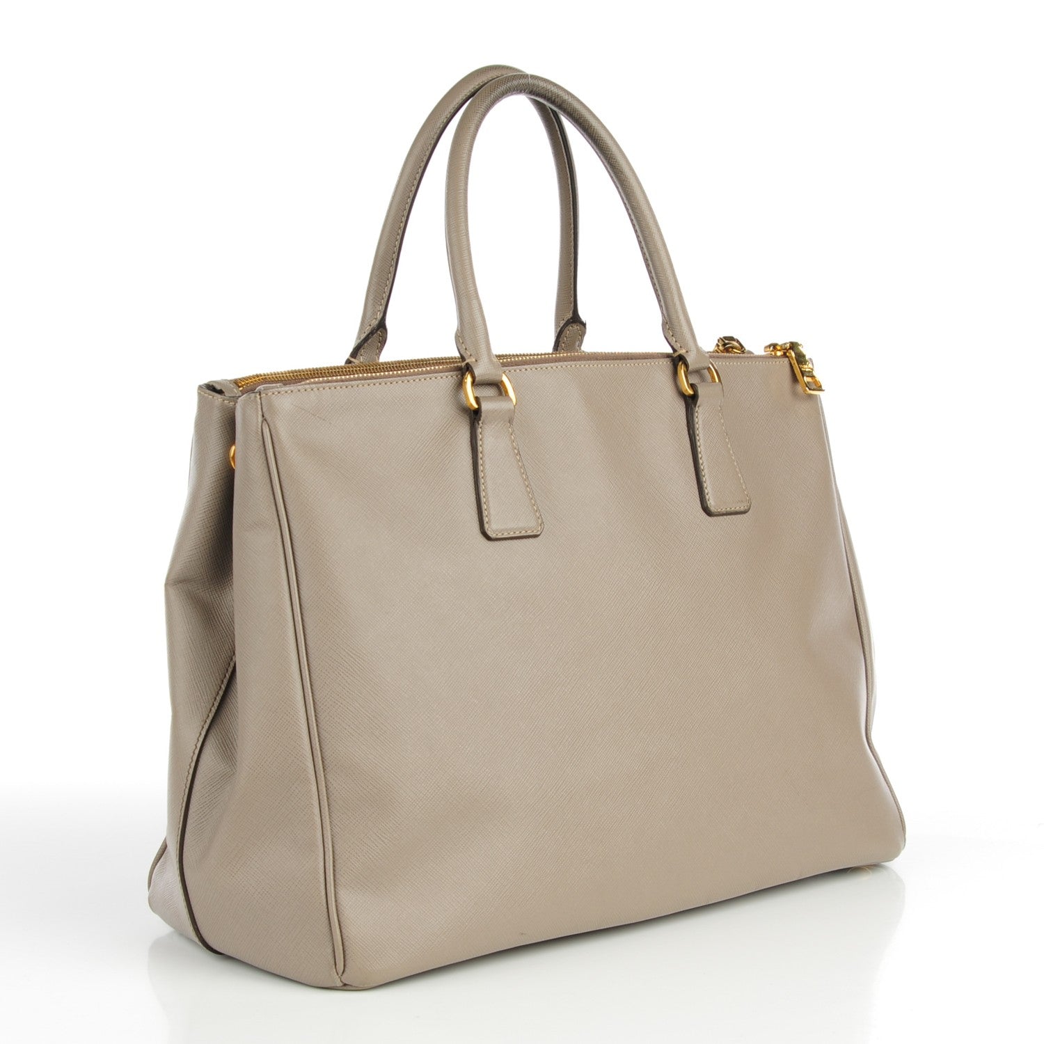 Prada Saffiano Large Galleria Double Zip Tote Argilla 3 of 18