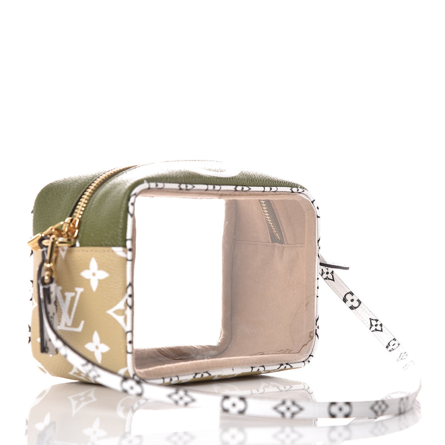 Monogram Giant Beach Pouch Kaki