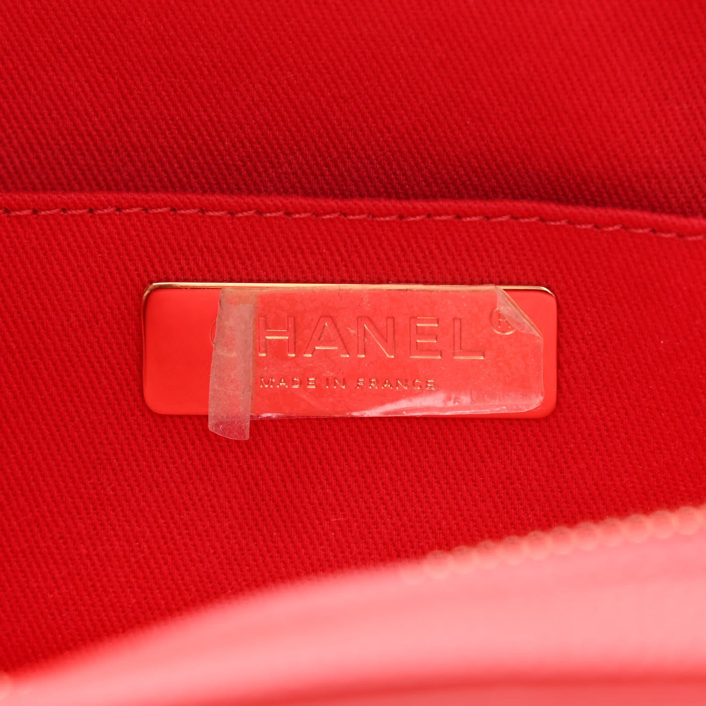 Grained Calfskin Quilted Waist Bag Red