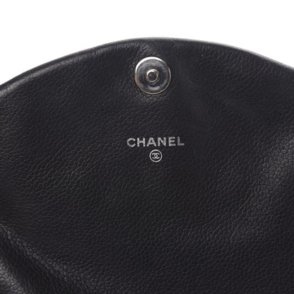 Chanel Caviar Half Moon Wallet On Chain WOC Black 5 of 9