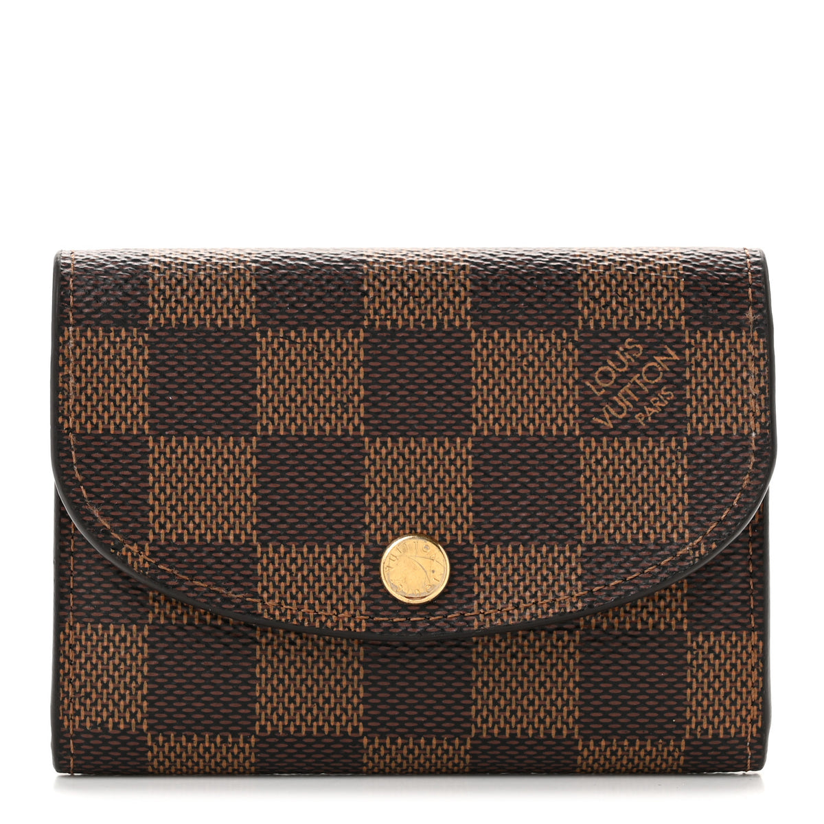 Louis Vuitton Damier Ebene Rosalie Coin Purse Rose Ballerine 2 of 15
