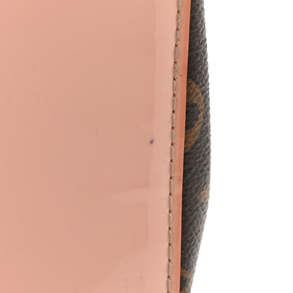 Louis Vuitton Patent Calfskin Monogram Cherrywood BB Rose Ballerine 14 of 17