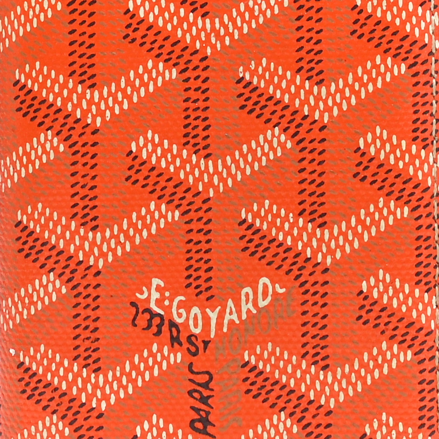 Goyard Goyardine Saint Pierre Card Holder Orange 8 of 9