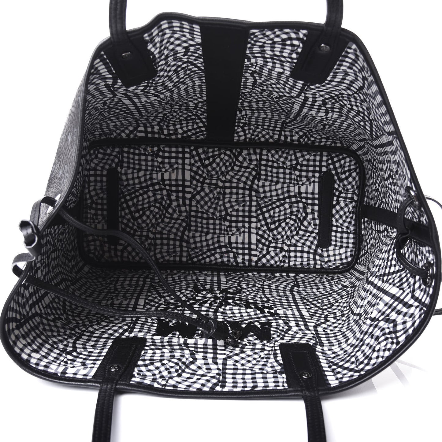 Visetos Large Liz Reversible Shopper Tote Black