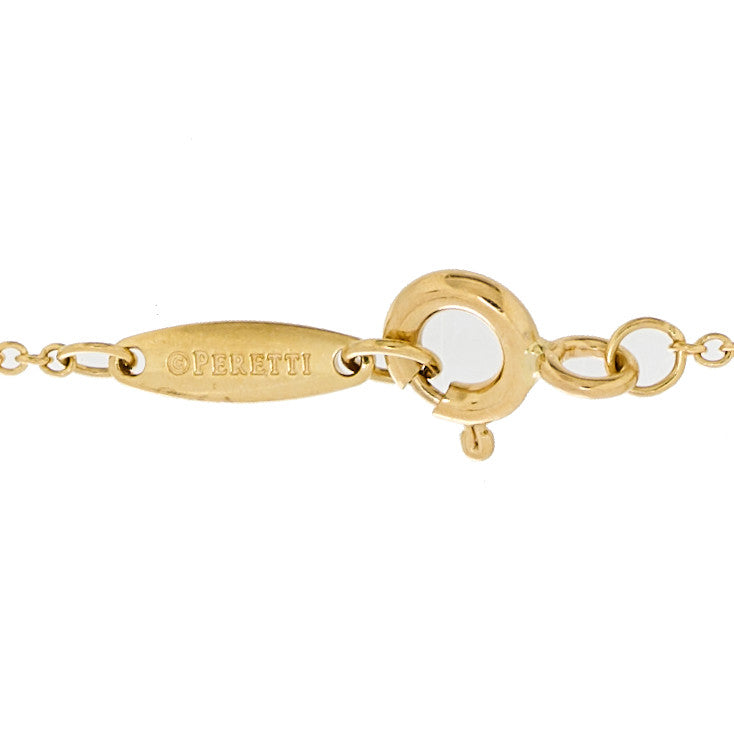 18K Yellow Gold Diamond .03ct Elsa Peretti Diamonds by the Yard Bracelet