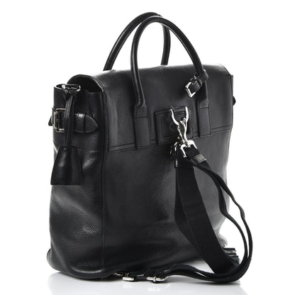 Mulberry Natural Leather Large Cara Delevingne Convertible Satchel Black 4 of 12
