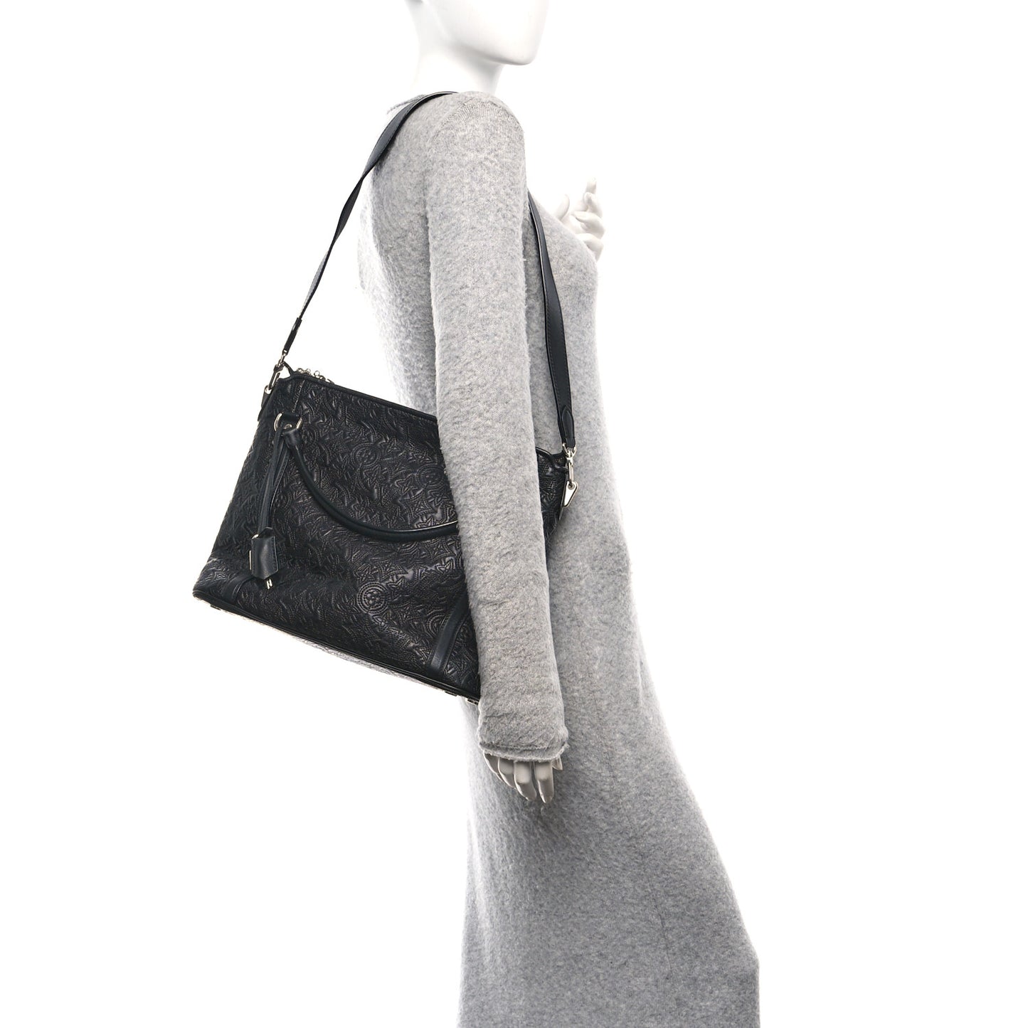 Monogram Lambskin Antheia Ixia PM Black