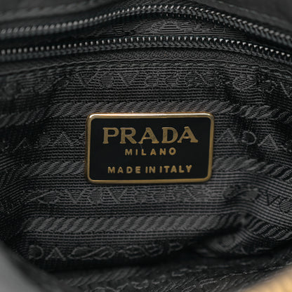 Prada Tessuto Nylon Chain Shoulder Bag Black 6 of 14
