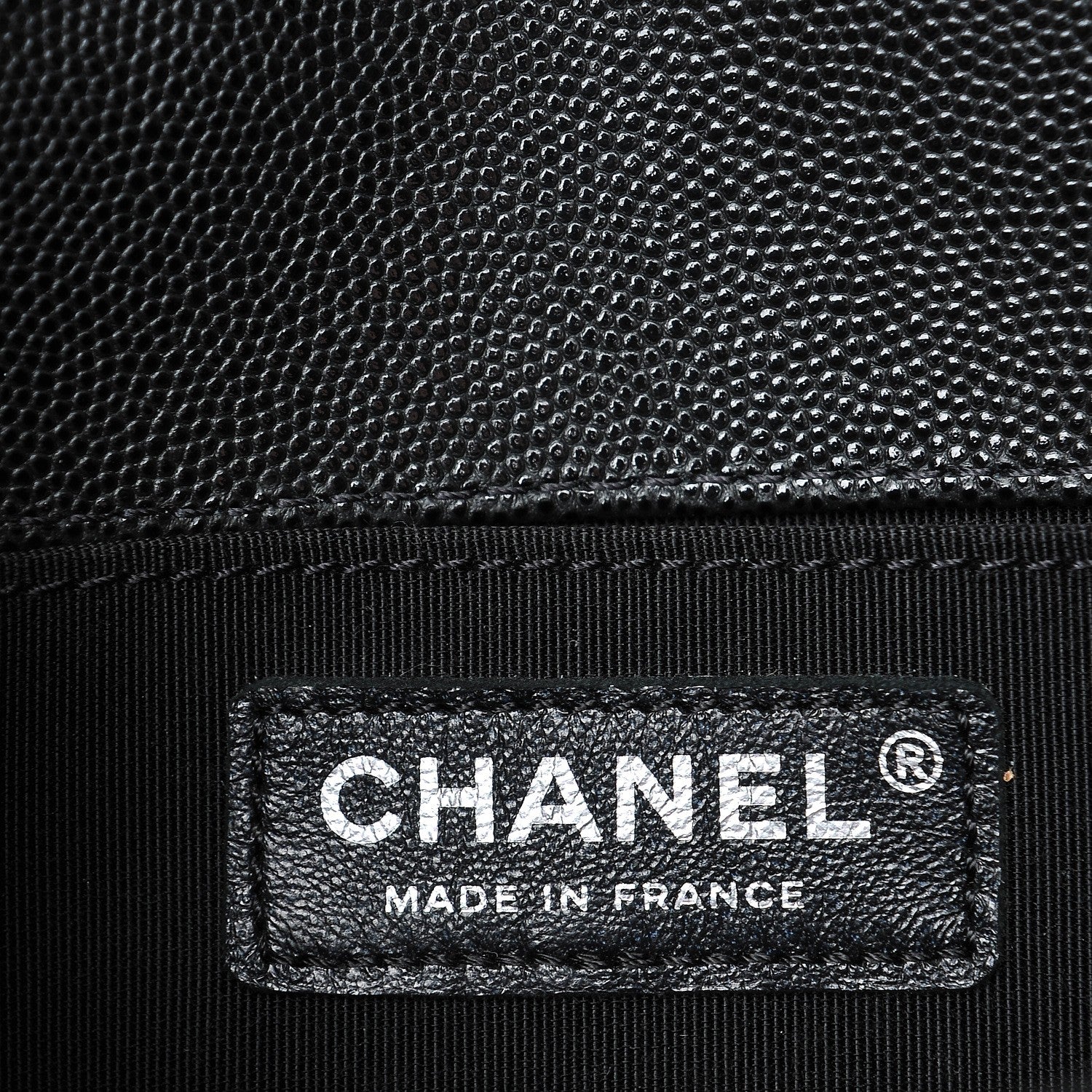 Chanel Caviar Quilted Medium Boy Flap Black 6 of 8