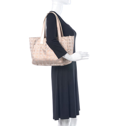 Chanel Metallic Nylon Small Travel Tote Pink 2 of 16