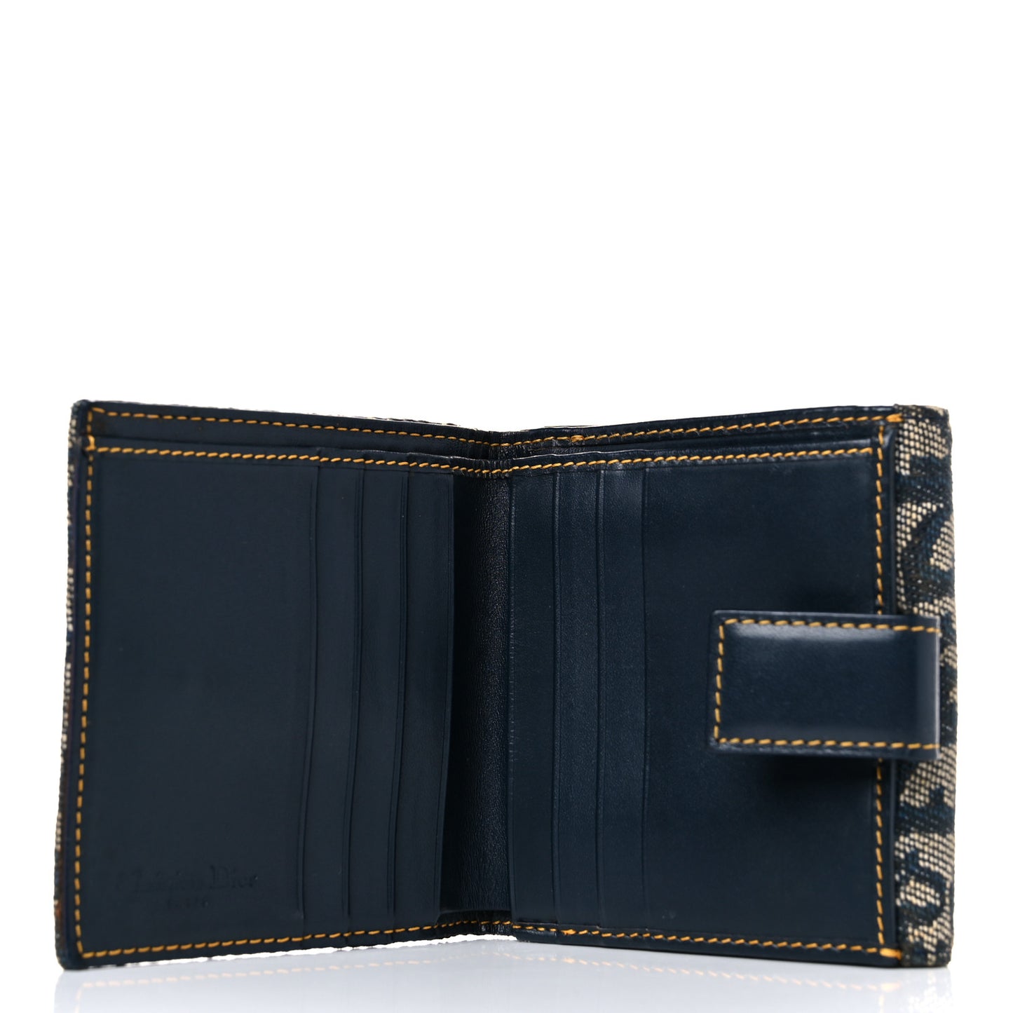 Monogram Compact Wallet Blue
