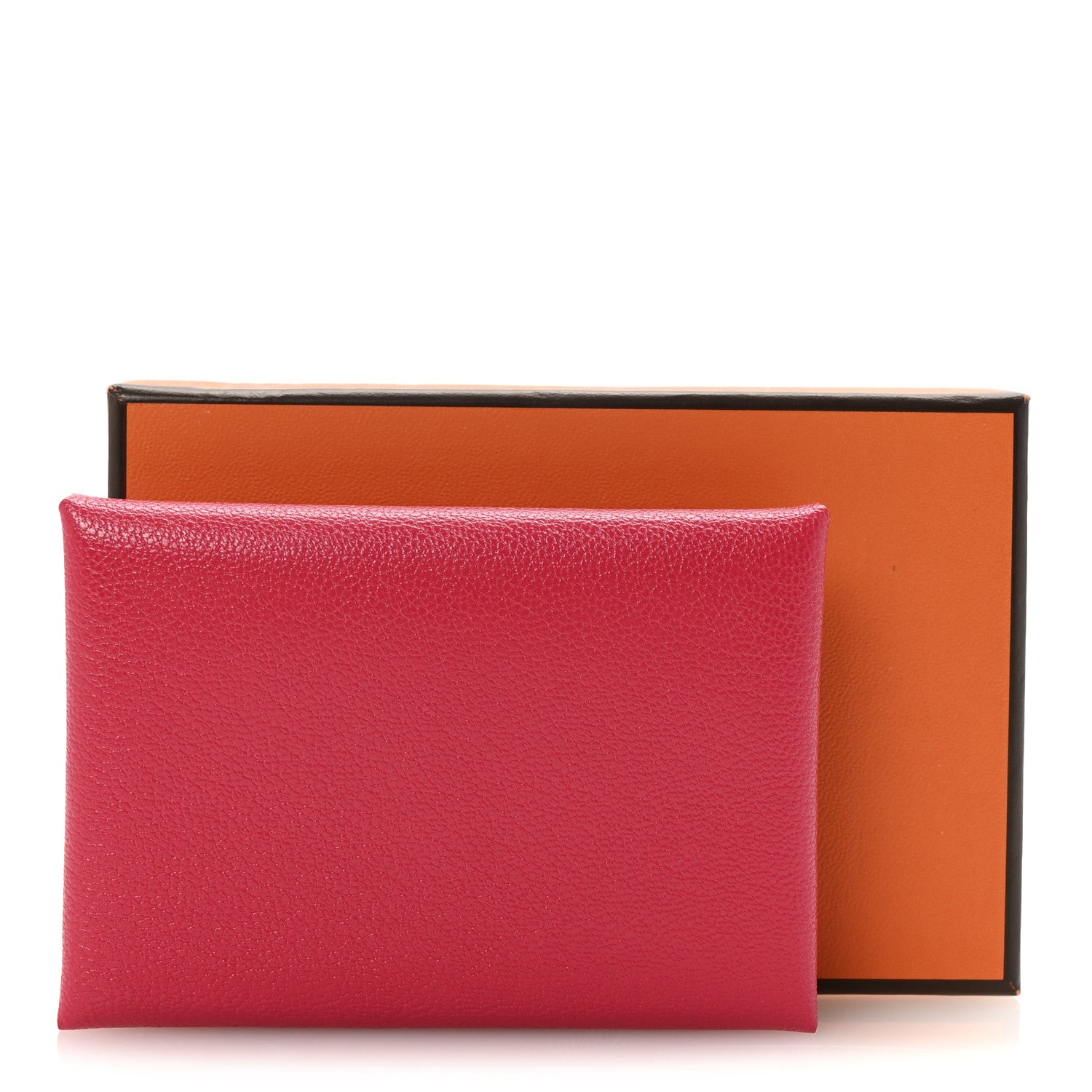 Hermes Chevre Chamkila Calvi Duo Card Case Rose Extreme 7 of 7