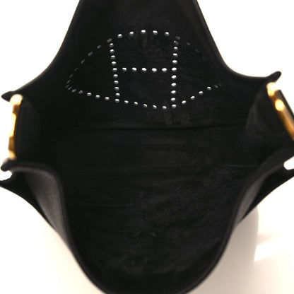 Hermes Taurillon Clemence Evelyne III PM Black 5 of 9
