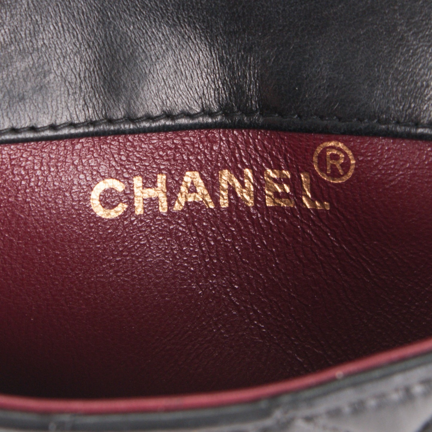 Lambskin Quilted Mini Flap Black
