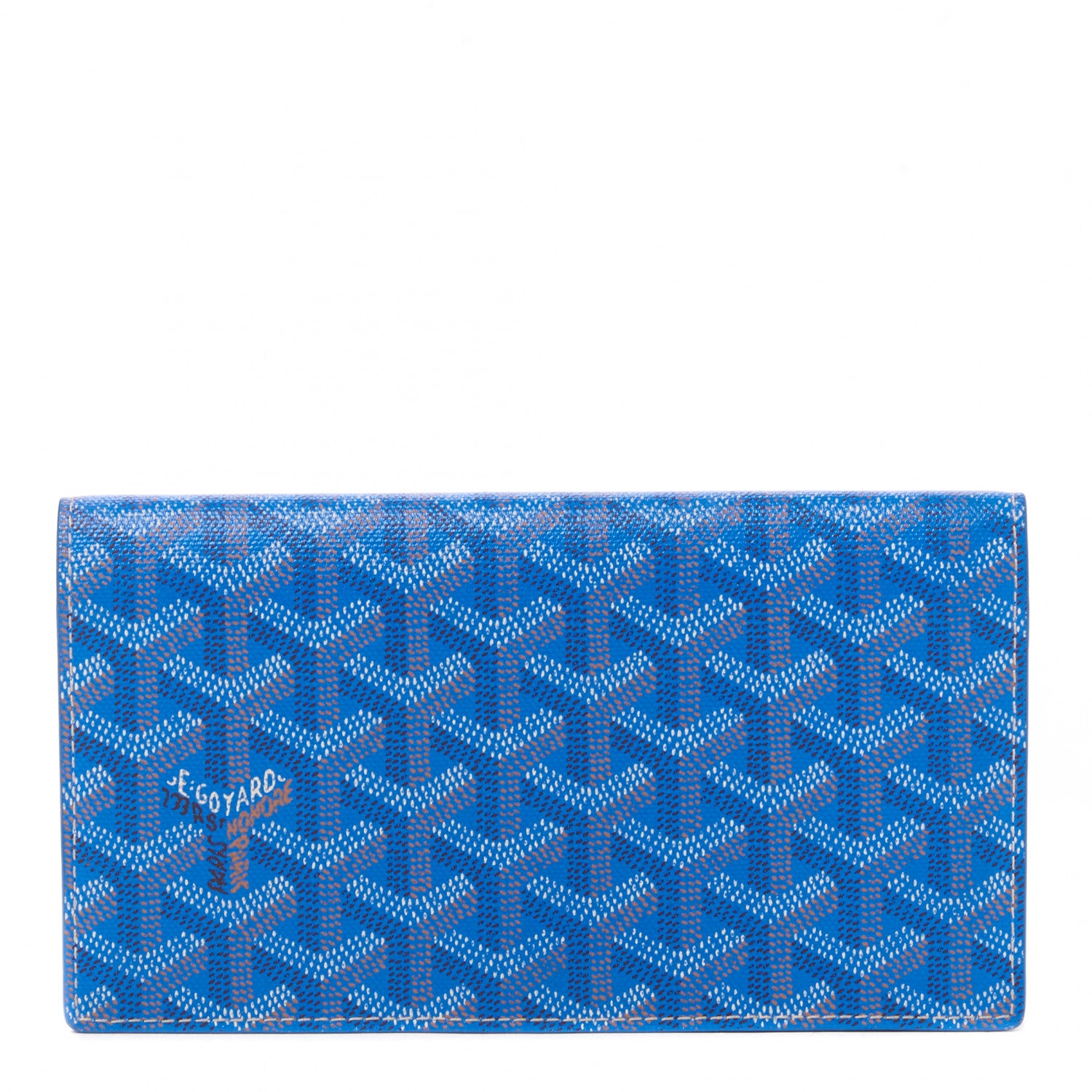 Goyard Goyardine Richelieu Wallet Sky Blue 1 of 7