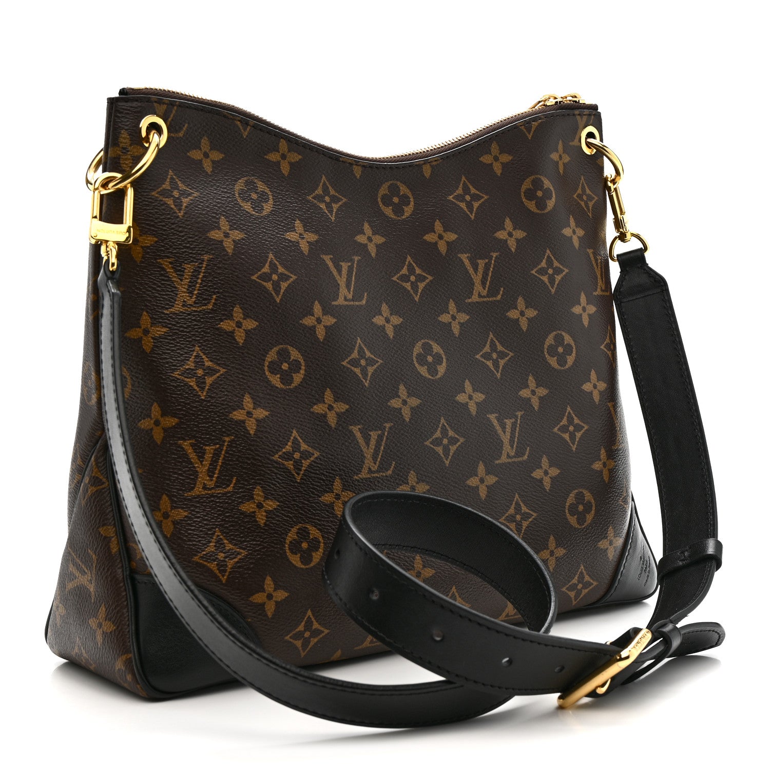 Louis Vuitton Monogram Odeon MM Black 3 of 9