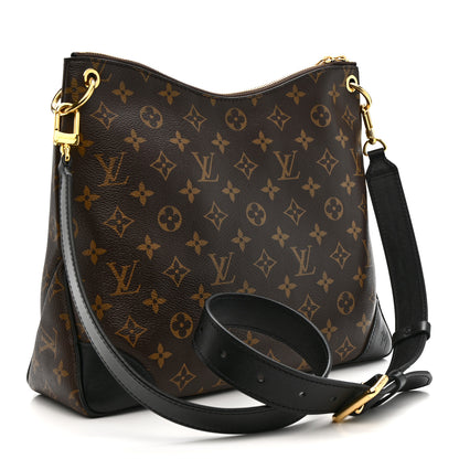 Louis Vuitton Monogram Odeon MM Black 3 of 9